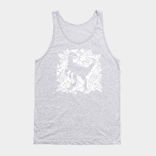 Paradise Raptor (White) Tank Top